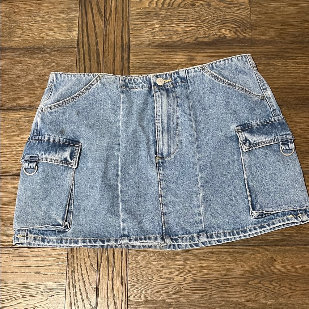 BP Denim Mini Skirt with Pockets